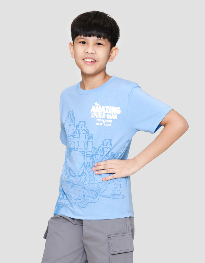 Marvel City Embos Puff Kaos Anak Laki-laki