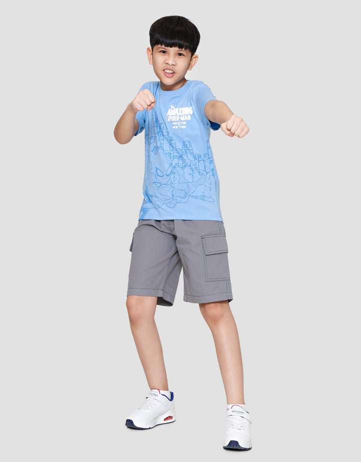 Marvel City Embos Puff Kaos Anak Laki-laki