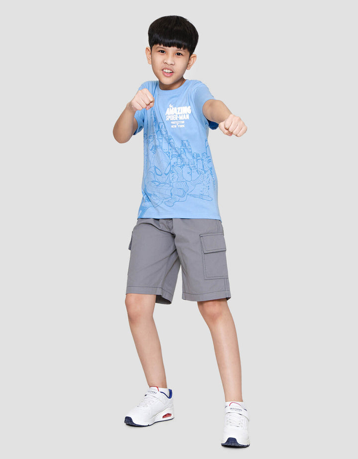 Marvel City Embos Puff Kaos Anak Laki-laki