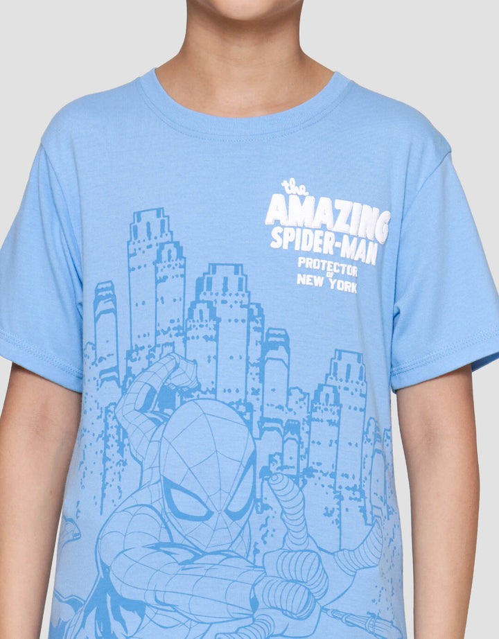 Marvel City Embos Puff Kaos Anak Laki-laki