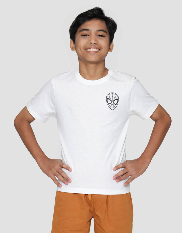 Marvel Spiderman Logo Dpn Blkg Kaos Anak Laki-laki