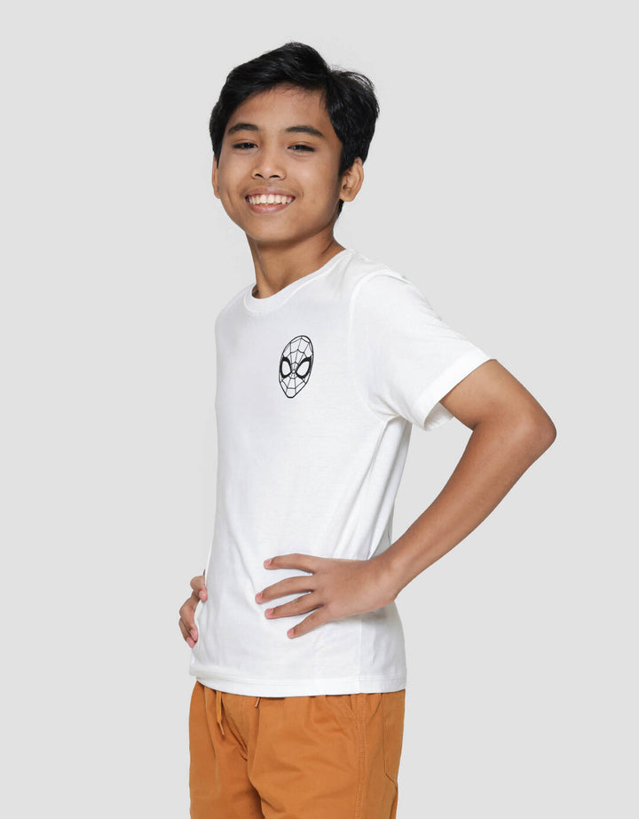 Marvel Spiderman Logo Dpn Blkg Kaos Anak Laki-laki