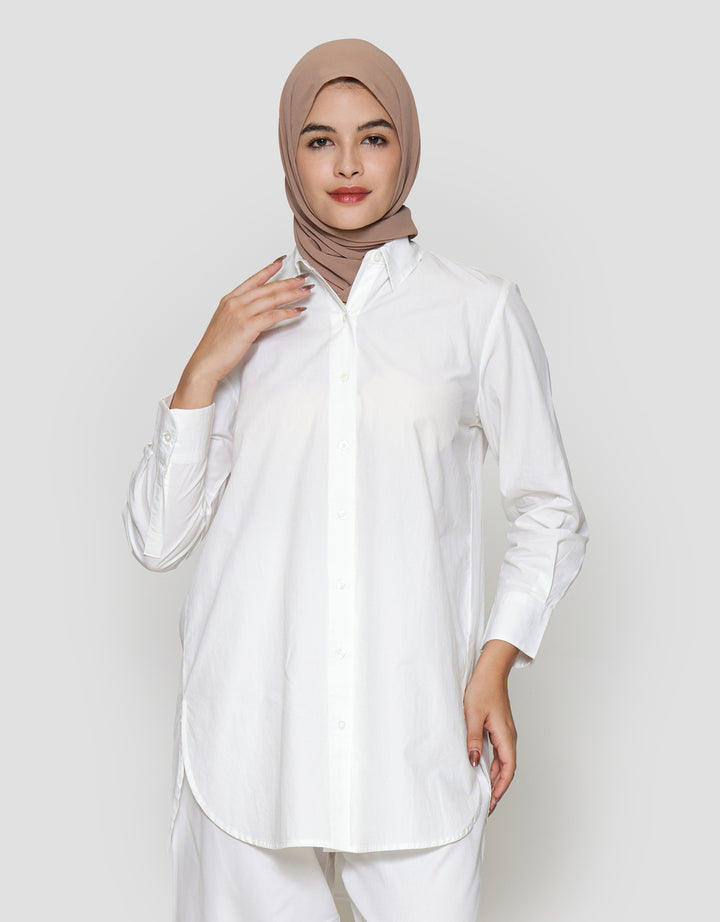 Annisa Basic Soft Cotton Kemeja Wanita