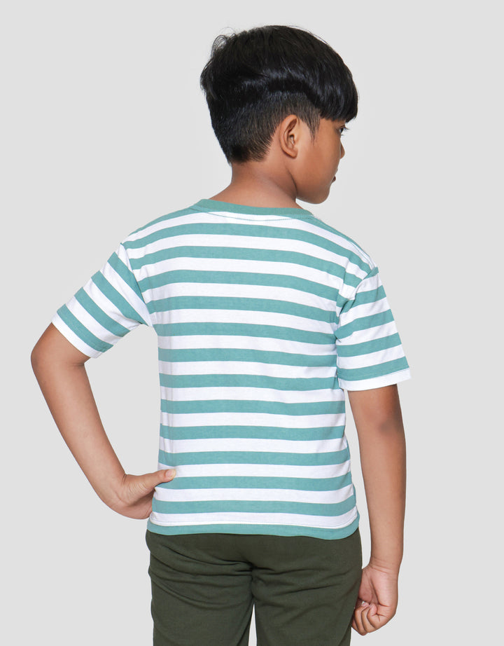 Little M Just Be Cool Print Kaos Lengan Pendek Anak Laki-laki
