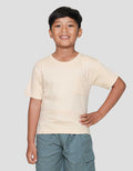 Little M Ov Basic Kantong Print Kaos Lengan Pendek Anak Laki-laki