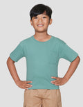 Little M Ov Basic Kantong Print Kaos Lengan Pendek Anak Laki-laki