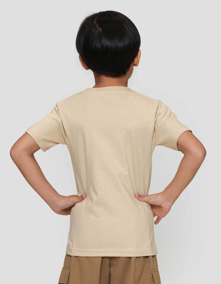 Little M Aplikasi Construction Team Kaos Anak Laki-laki