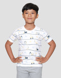 Little M Print The Construction Team Print Kaos Anak Laki-laki