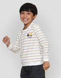 Little M Salur Kerah Contr Sweater Anak Laki-laki