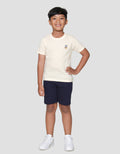 Little M Raccoon Print Kaos Lengan Pendek Anak Laki-laki