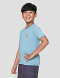 Little M Bunny Print Kaos Lengan Pendek Anak Laki-laki