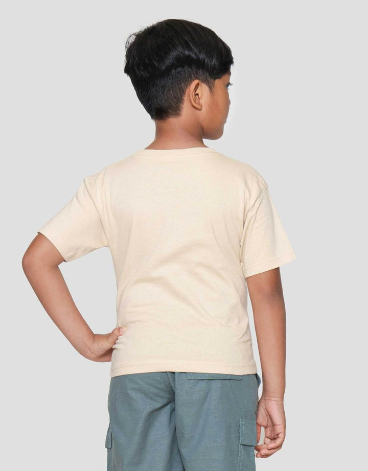 Little M Dino Sleeping Print Kaos Lengan Pendek Anak Laki-laki