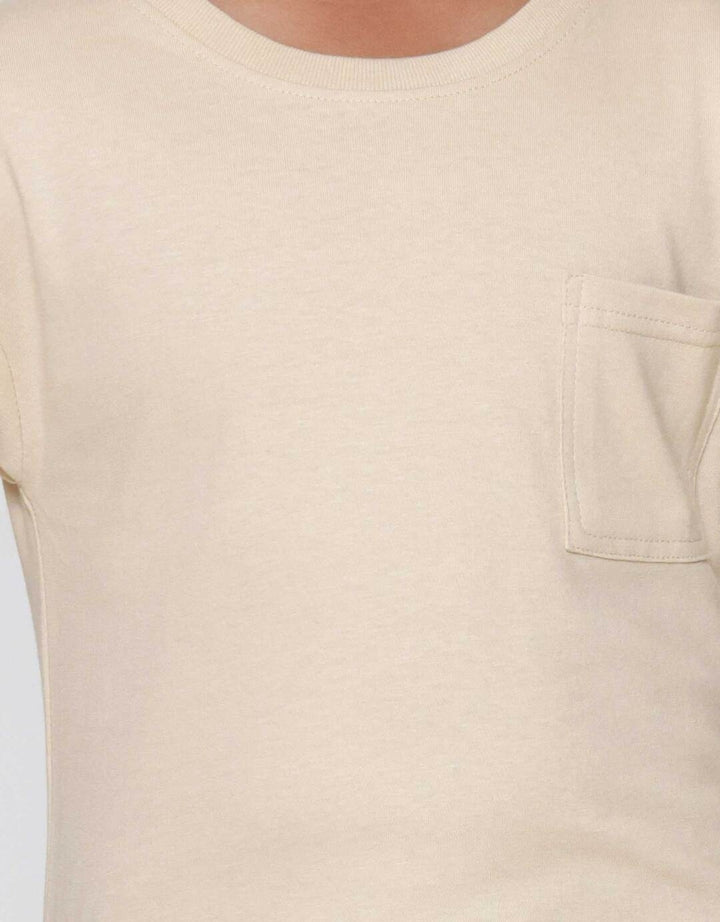 Little M Dino Sleeping Print Kaos Lengan Pendek Anak Laki-laki