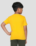 Little M Dino Surf Print Kaos Lengan Pendek Anak Laki-laki