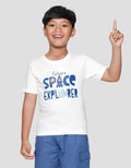 Little M Future Space Explorer Print Kaos Anak Laki-laki
