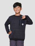 Marvel Avenger Tekstur Zipper Sweater Anak Laki-laki