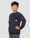 Marvel Avenger Tekstur Zipper Sweater Anak Laki-laki