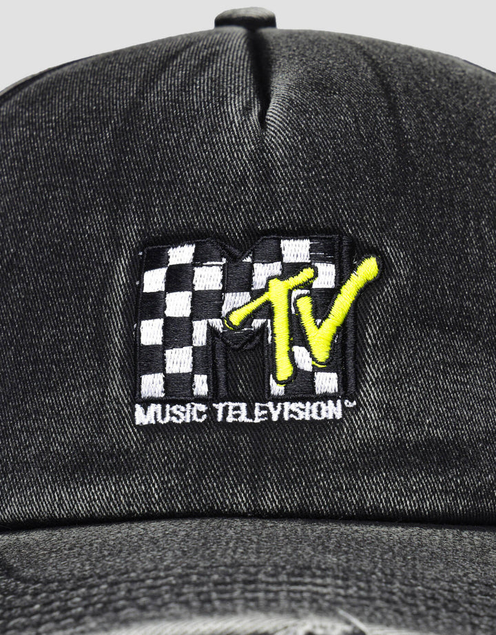 Nevada Washing Mtv Embro Topi Pria