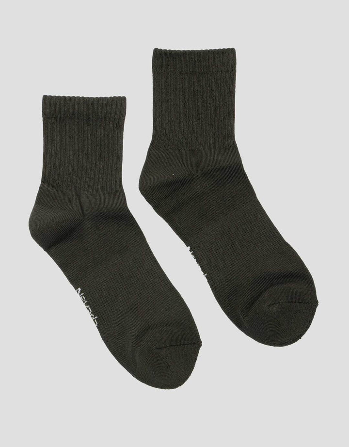 Nevada Mid Cuff Solid Kaos Kaki Pria