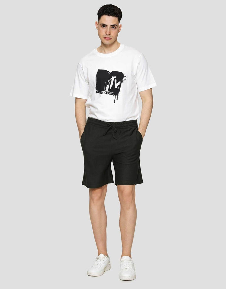 Nevada Knit Baggy Fit Texture Celana Pendek Pria