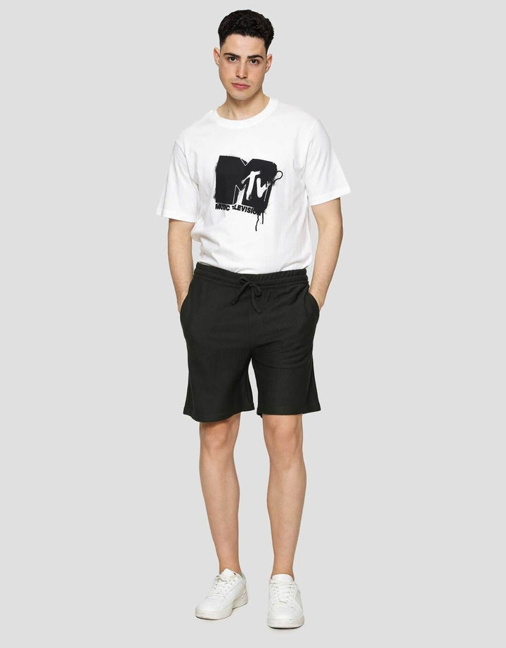 Nevada Knit Baggy Fit Texture Celana Pendek Pria