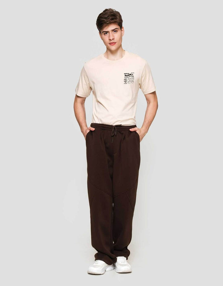 Nevada Knit Baggy Cut And Sewn Celana Panjang Pria