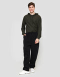 Nevada Knit Baggy Cut And Sewn Celana Panjang Pria