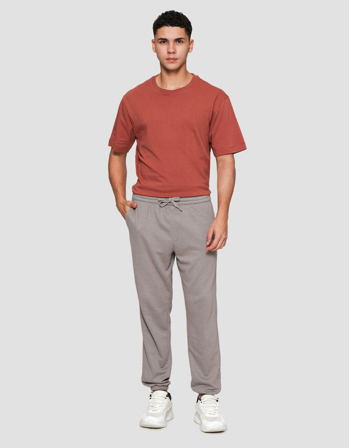 Nevada Long Pants Knit Basic French Terry Celana Panjang Pria