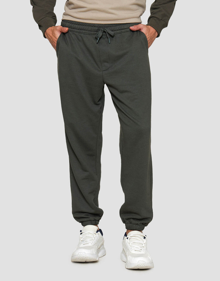 Nevada Long Pants Knit Basic French Terry Celana Panjang Pria