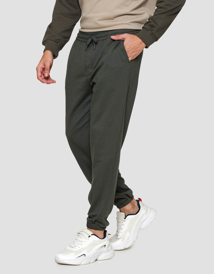 Nevada Long Pants Knit Basic French Terry Celana Panjang Pria