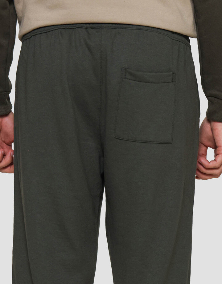 Nevada Long Pants Knit Basic French Terry Celana Panjang Pria