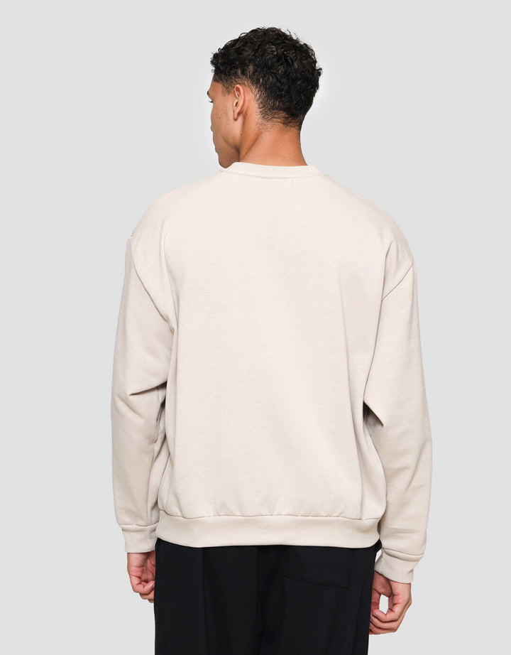 Nevada Emboss Wording Sweater Pria