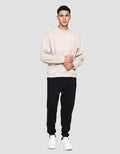 Nevada Emboss Wording Sweater Pria