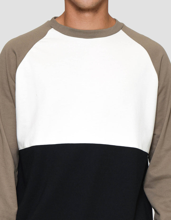 Nevada Cut And Sewn Mix Colors Sweater Pria