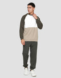 Nevada Cut And Sewn Mix Colors Sweater Pria