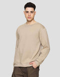 Nevada Basic Fleece With Sleeve Embro Sweater Pria