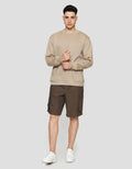 Nevada Basic Fleece With Sleeve Embro Sweater Pria