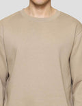 Nevada Basic Fleece With Sleeve Embro Sweater Pria