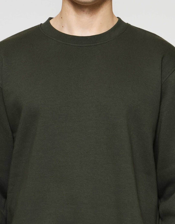 Nevada Basic Fleece With Sleeve Embro Sweater Pria