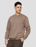 Nevada Basic Fleece With Sleeve Embro Sweater Pria
