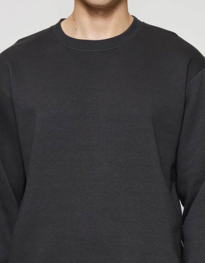 Nevada Basic Fleece With Sleeve Embro Sweater Pria