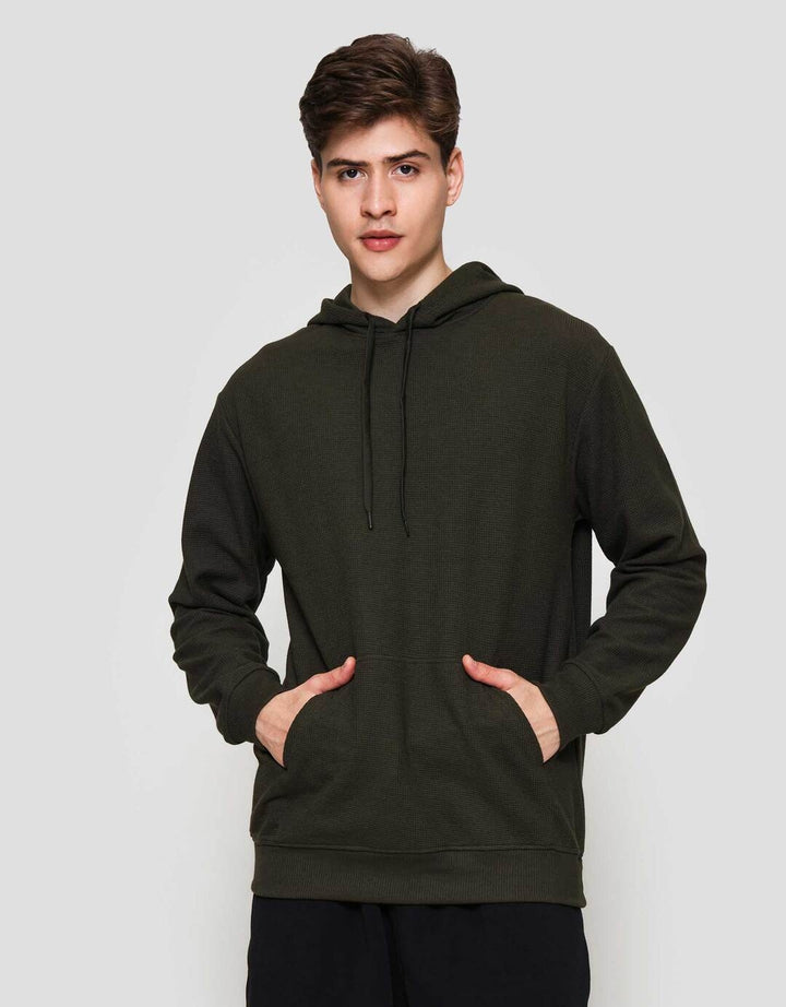 Nevada Hoodie Texture Sweater Pria