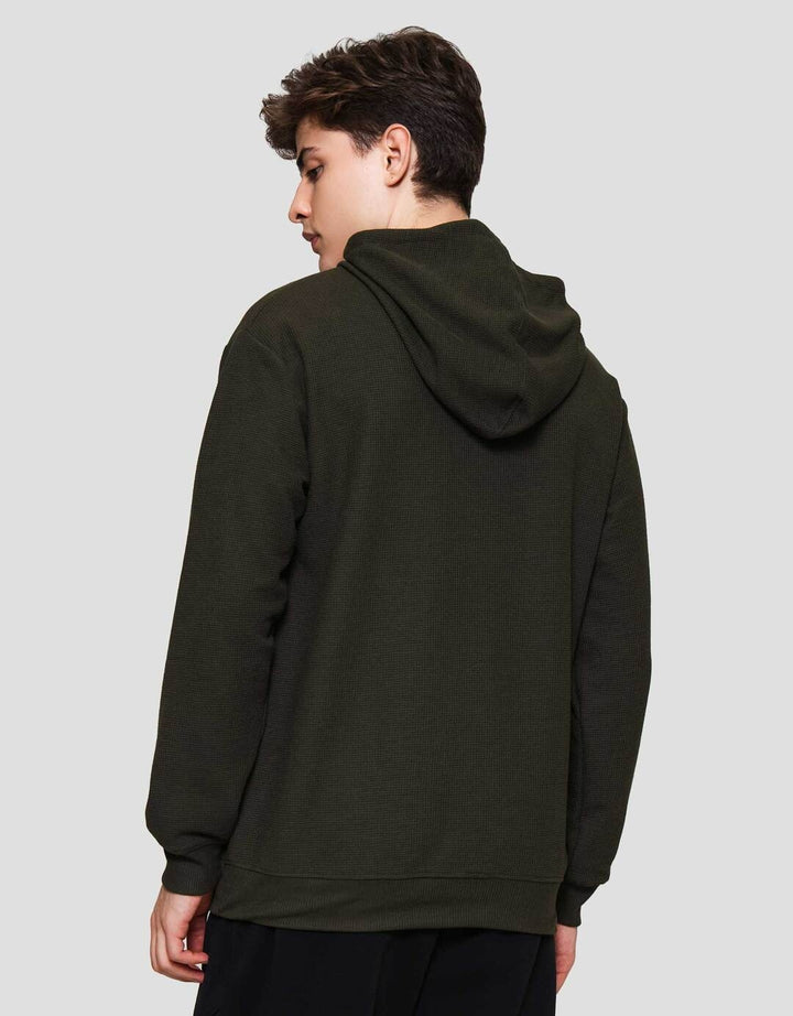 Nevada Hoodie Texture Sweater Pria