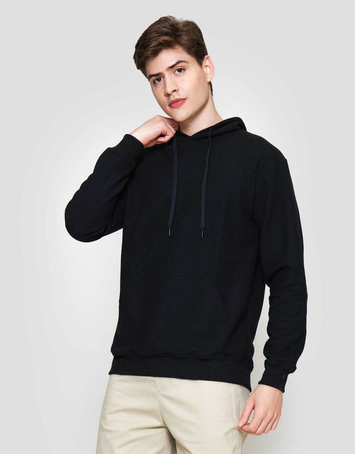 Nevada Hoodie Texture Sweater Pria