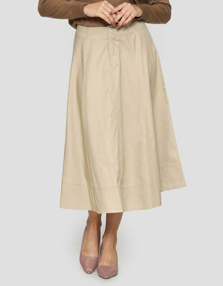 St. Yves Cotton Twill Panel Rok Mini Wanita