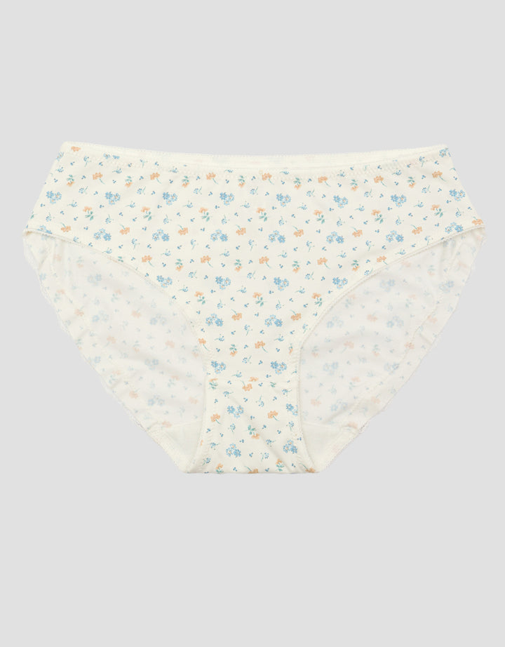 Nevada Midi Print Flower With Back Lace Celana Dalam Wanita