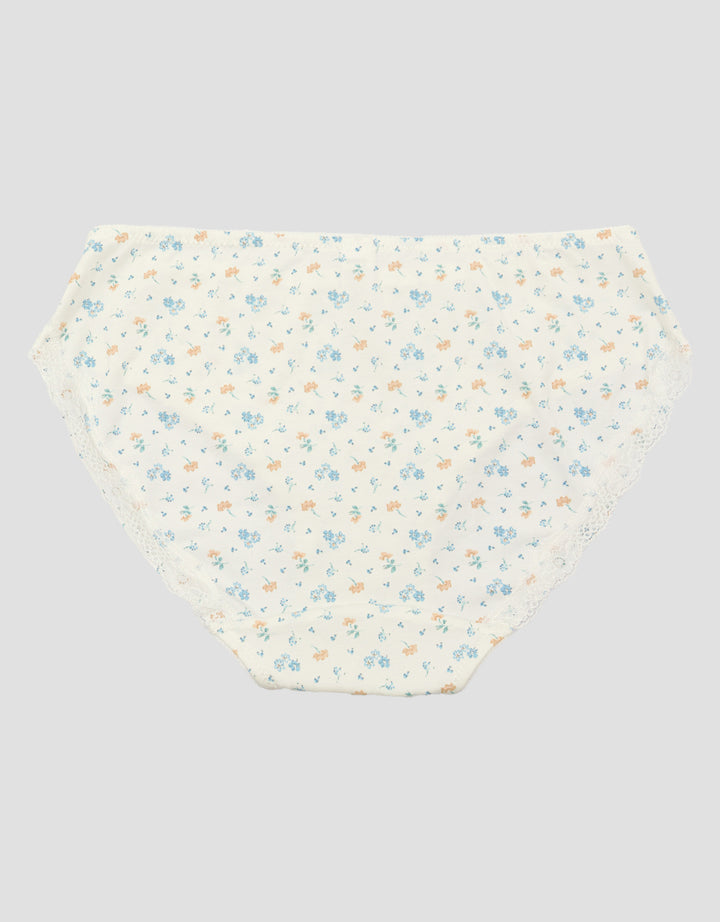 Nevada Midi Print Flower With Back Lace Celana Dalam Wanita