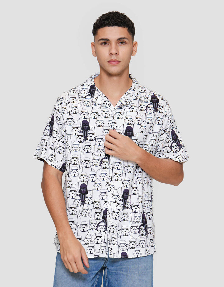 Star Wars Cuban Shirt Stormtrooper Kemeja Pria