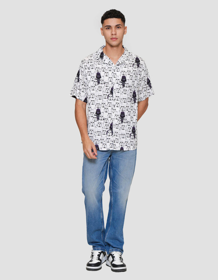 Star Wars Cuban Shirt Stormtrooper Kemeja Pria