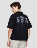Star Wars Darth Vader And Stormtrooper Back Print Kemeja Pria
